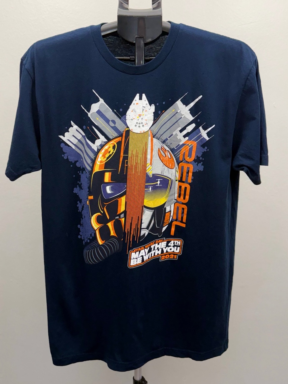 Star Wars Rebels May the 4th Be With You 2021 T-Shirt Navy Size L